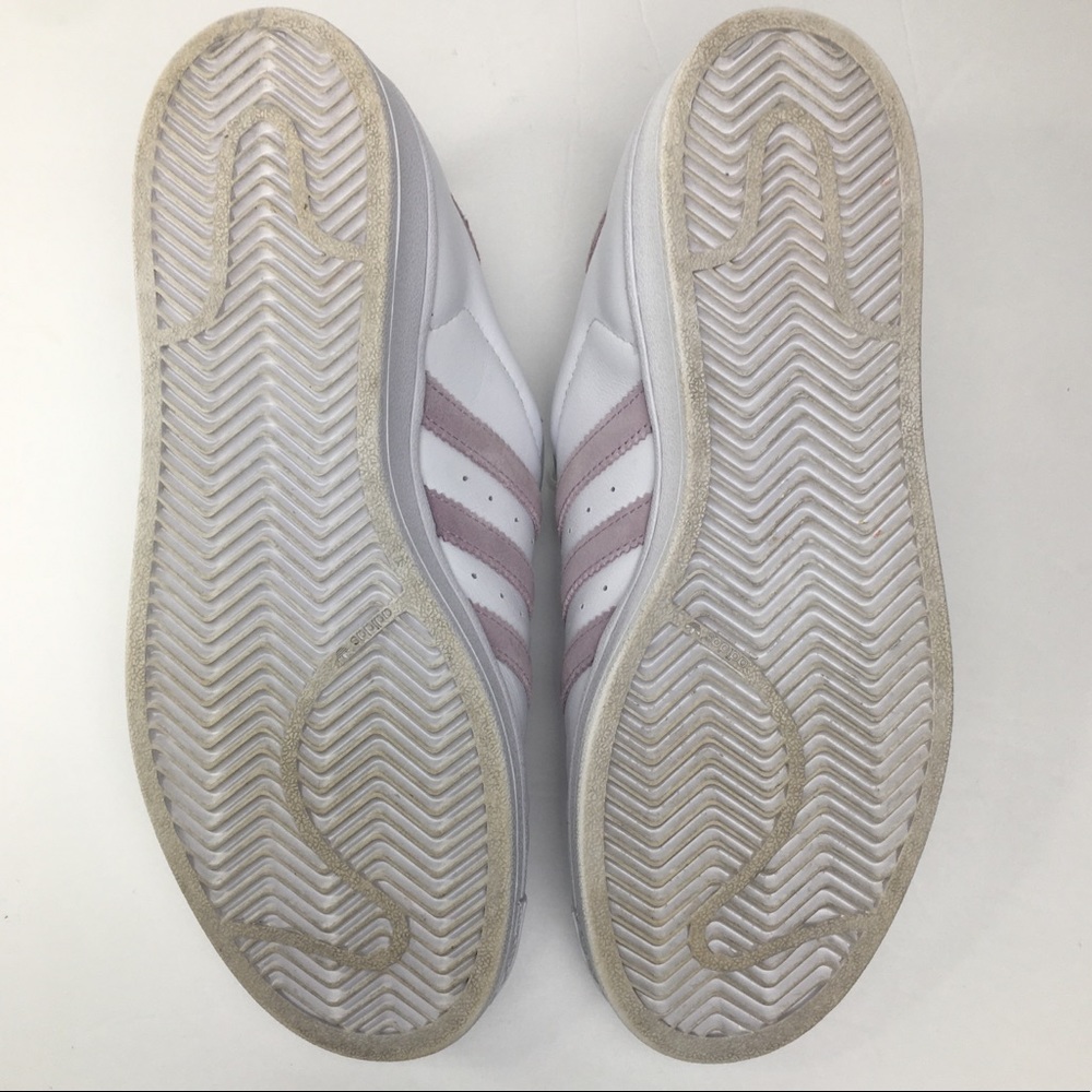 SOLD! Adidas Originals Superstar Low Sneakers White Pink Women’s 9 EE7400 - Picture 8 of 15